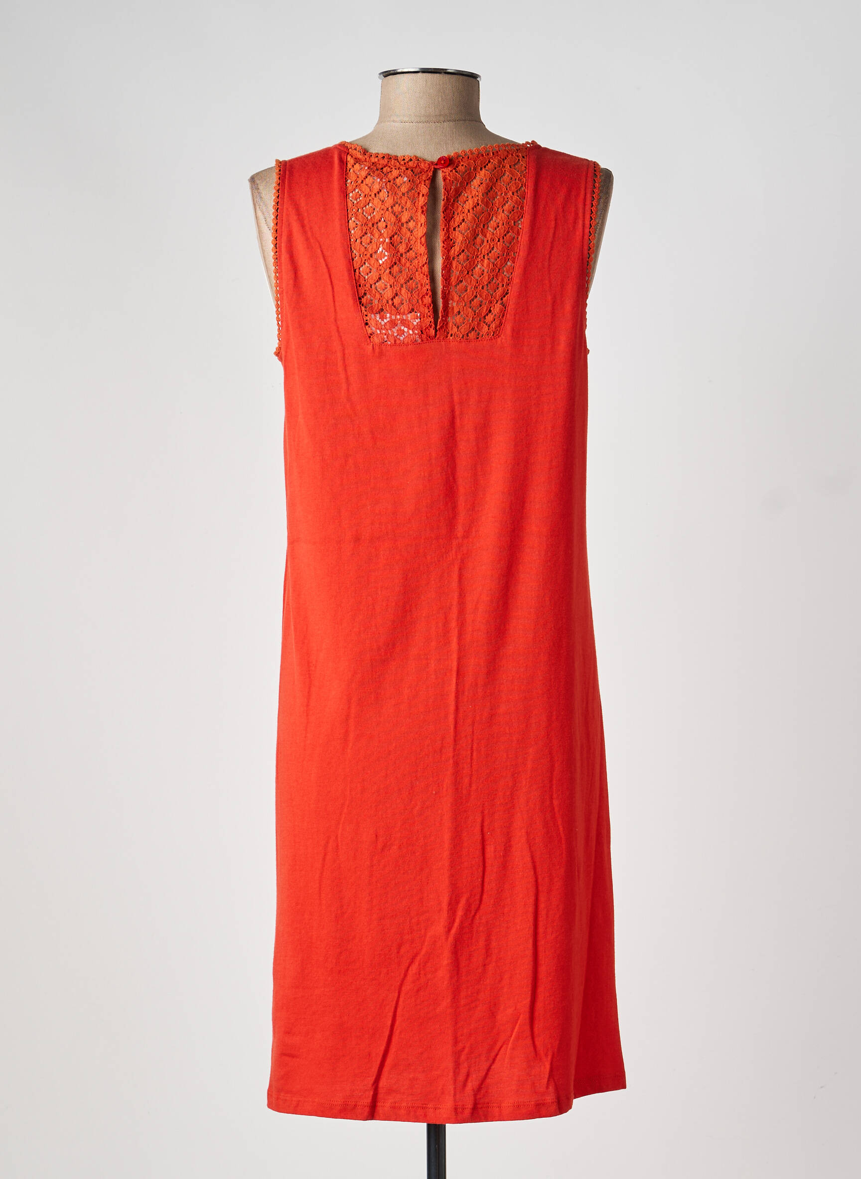 Rochie midi fără mâneci fără mâneci portocalie AGATHE & LOUISE femeie