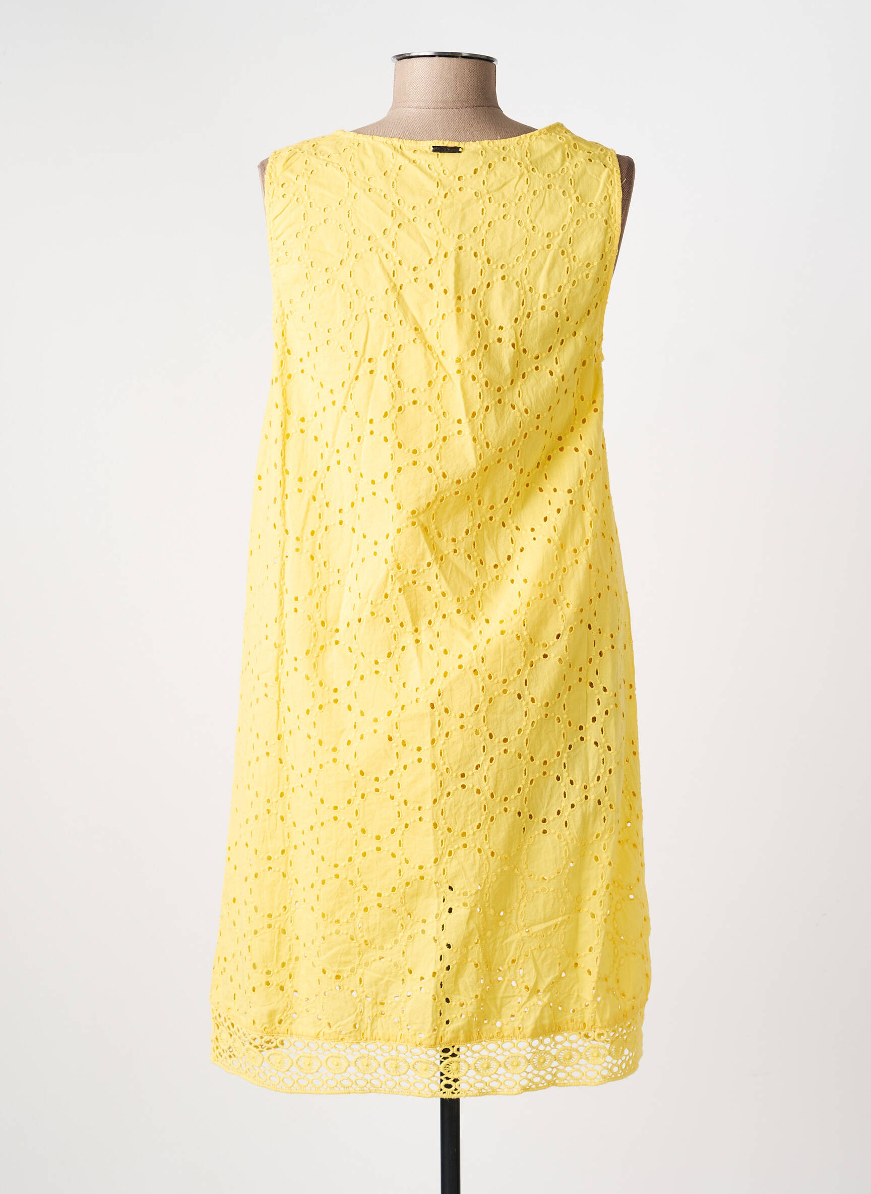 Rochie midi fără mâneci fără mâneci galben AGATHE & LOUISE femeie
