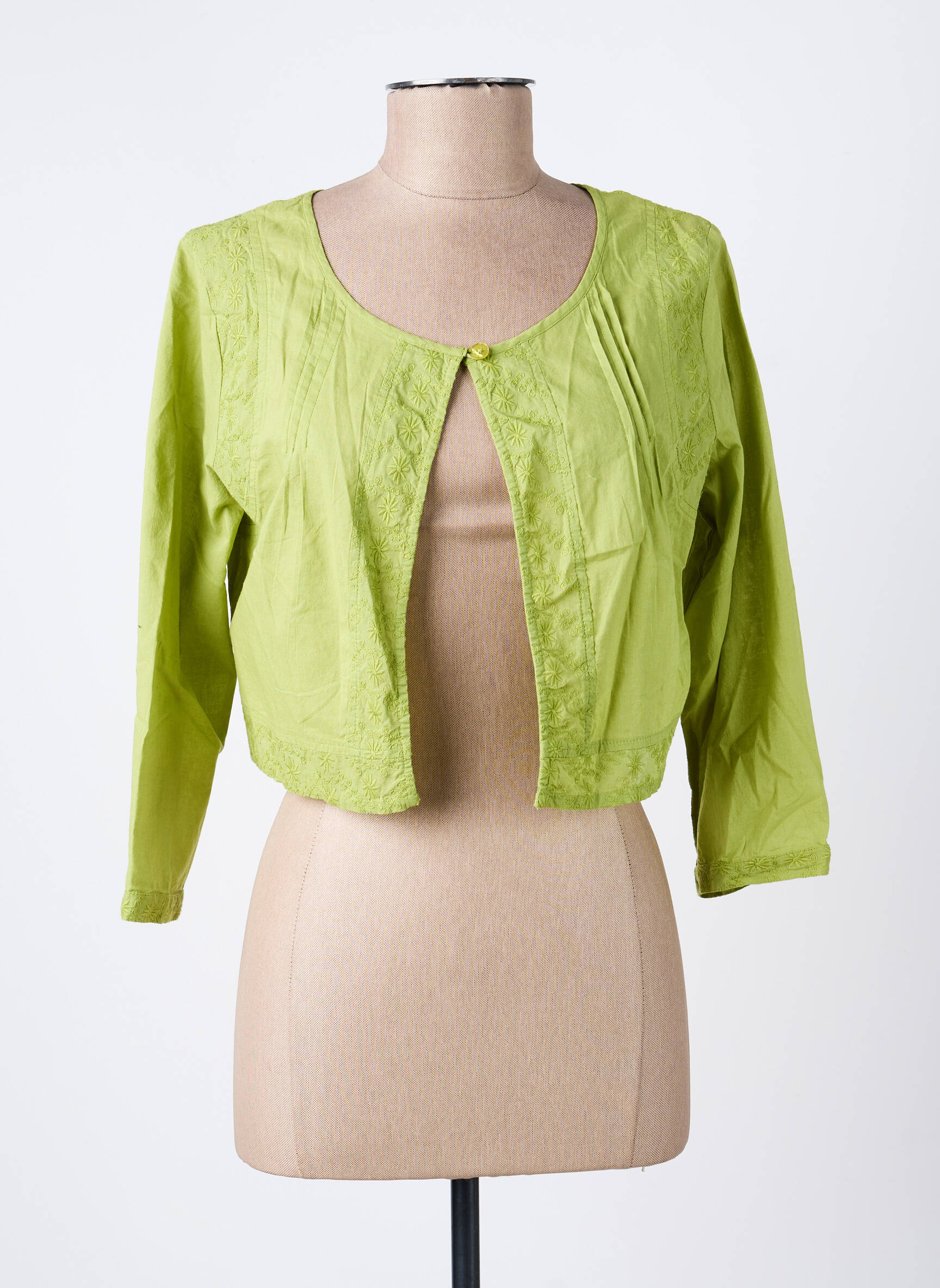 Bolero croială cambrată verde AGATHE & LOUISE femeie