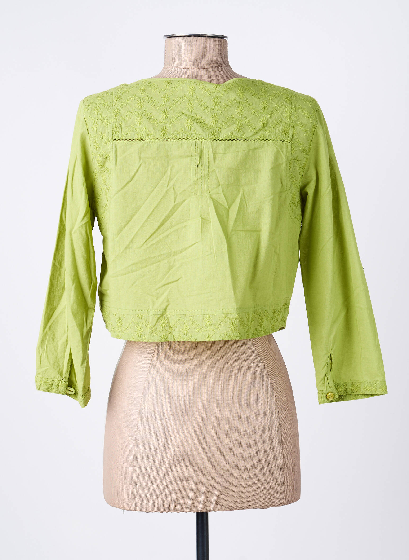 Bolero croială cambrată verde AGATHE & LOUISE femeie