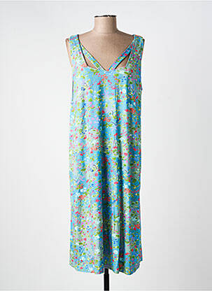 Rochie midi croială fluidă fără mâneci albastru AGATHE & LOUISE femeie