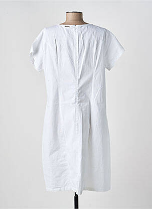 Rochie midi mâneci scurte mâneci scurte alb AGATHE & LOUISE femeie
