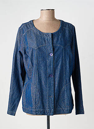 Jachete casual guler rotund albastru AGATHE & LOUISE femeie