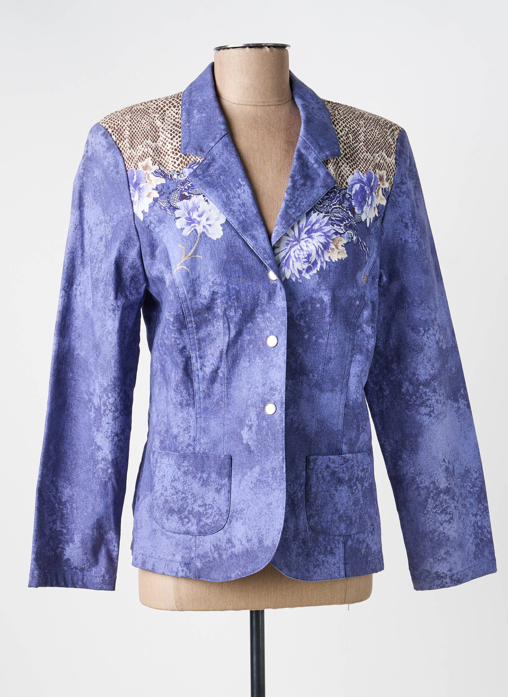 Sacou buzunare violet ROSA ROSAM femeie