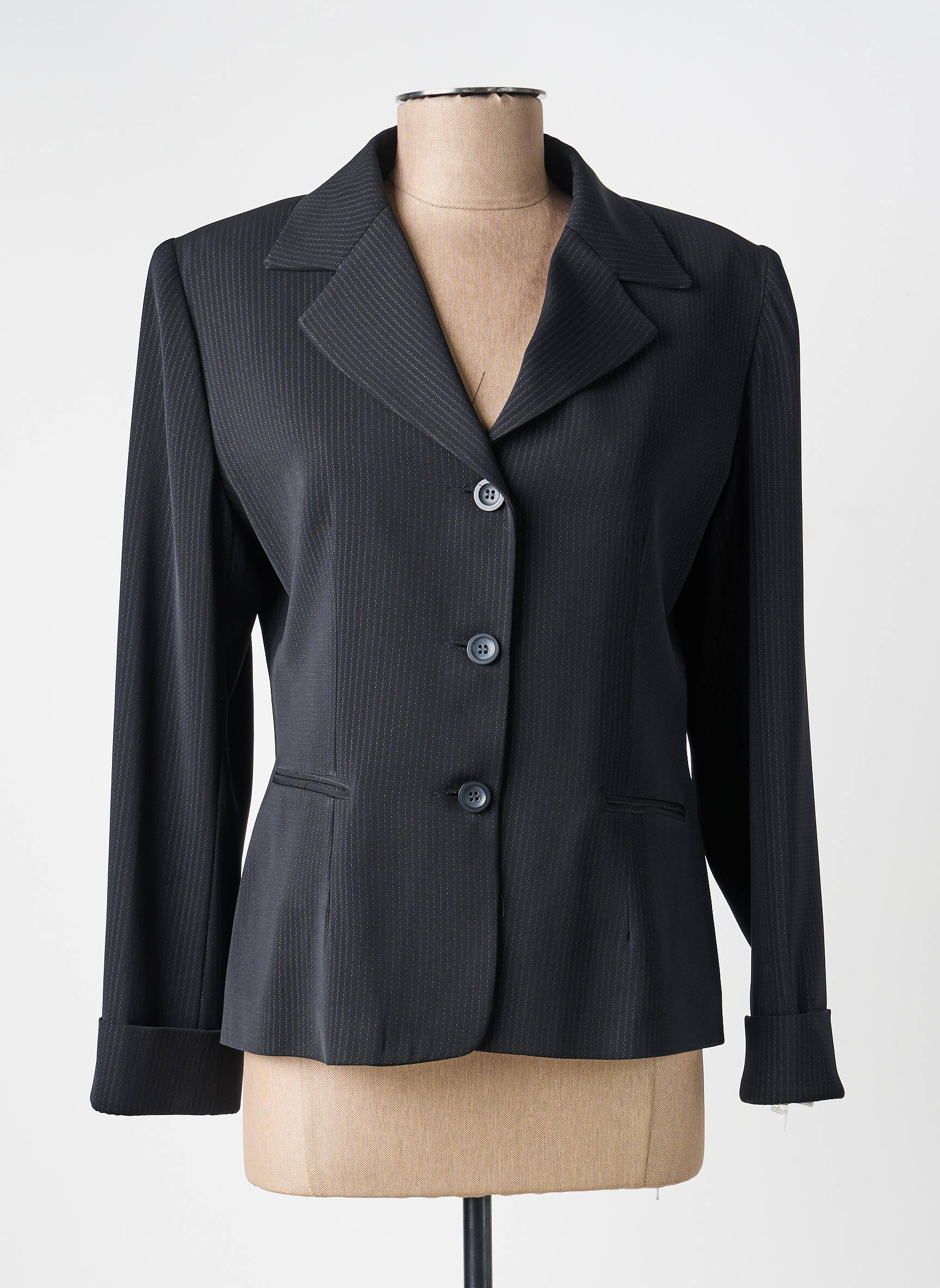 Sacou buzunare negru PARIS femeie