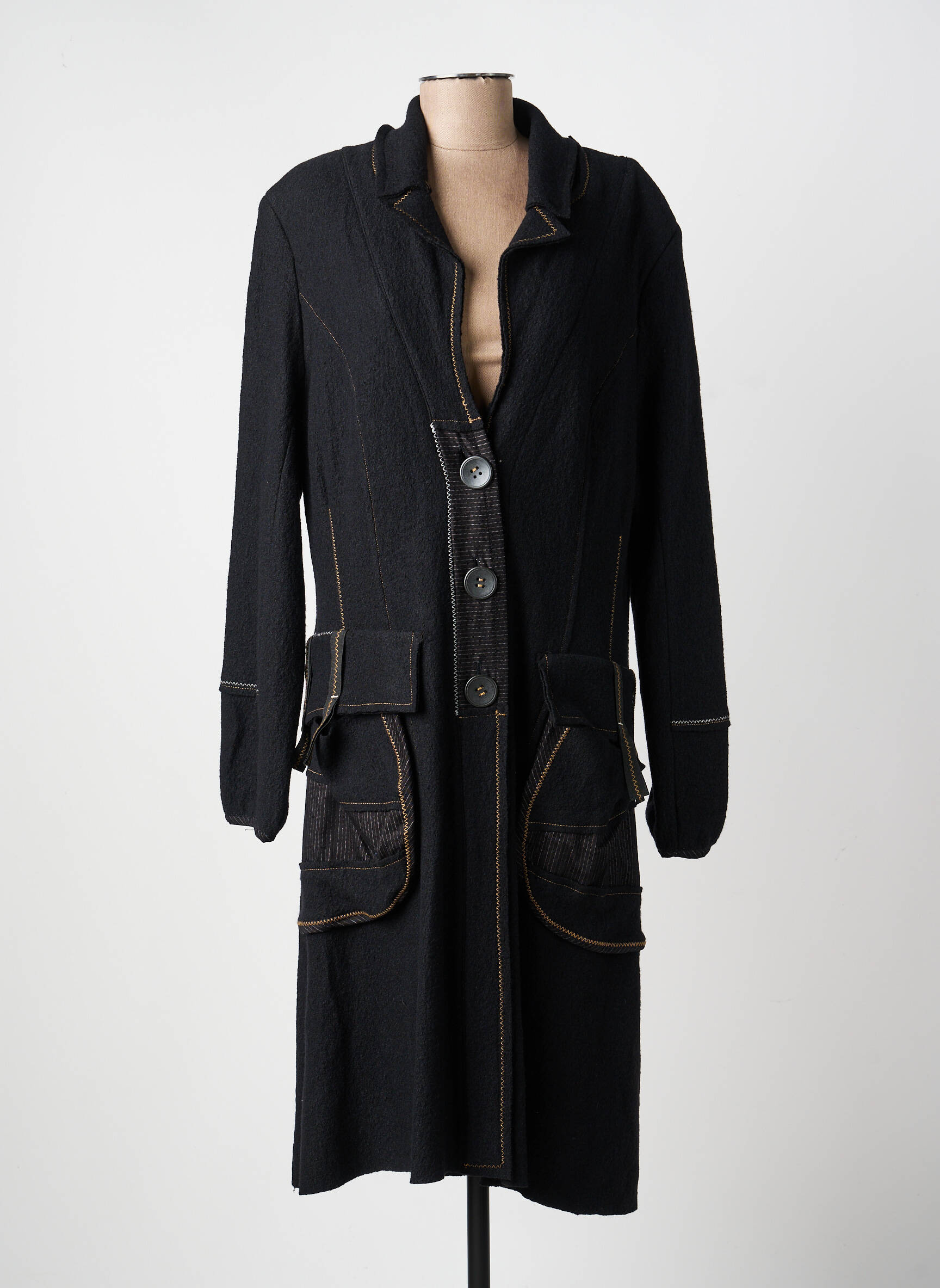 Jachete casual buzunare negru E & H femeie
