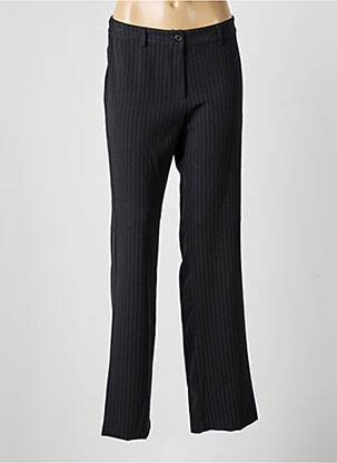 Pantalon drept elasticitate negru FREDA femeie