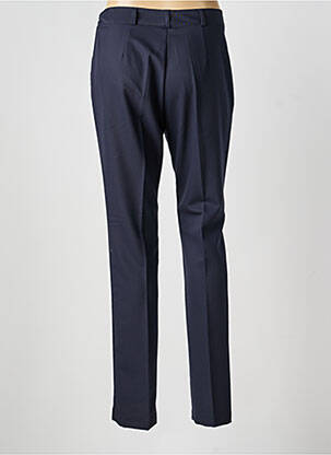 Pantalon drept țesătură poplin mărime normală albastru FEMMES JE VOUS AIME femeie