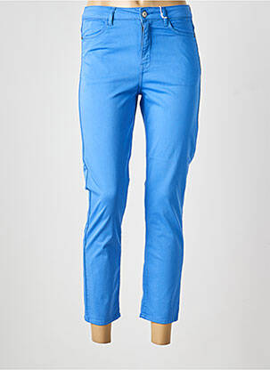 Pantalon 7/8 elasticitate mărime normală albastru KANOPE femeie