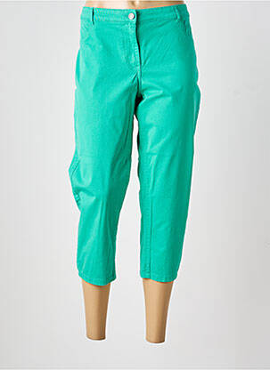 Pantalon trei sferturi elasticitate mărime normală verde AGATHE & LOUISE femeie