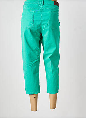 Pantalon trei sferturi elasticitate mărime normală verde AGATHE & LOUISE femeie