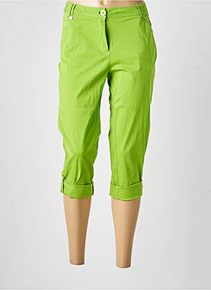 Pantalon trei sferturi elasticitate mărime normală verde AGATHE & LOUISE femeie