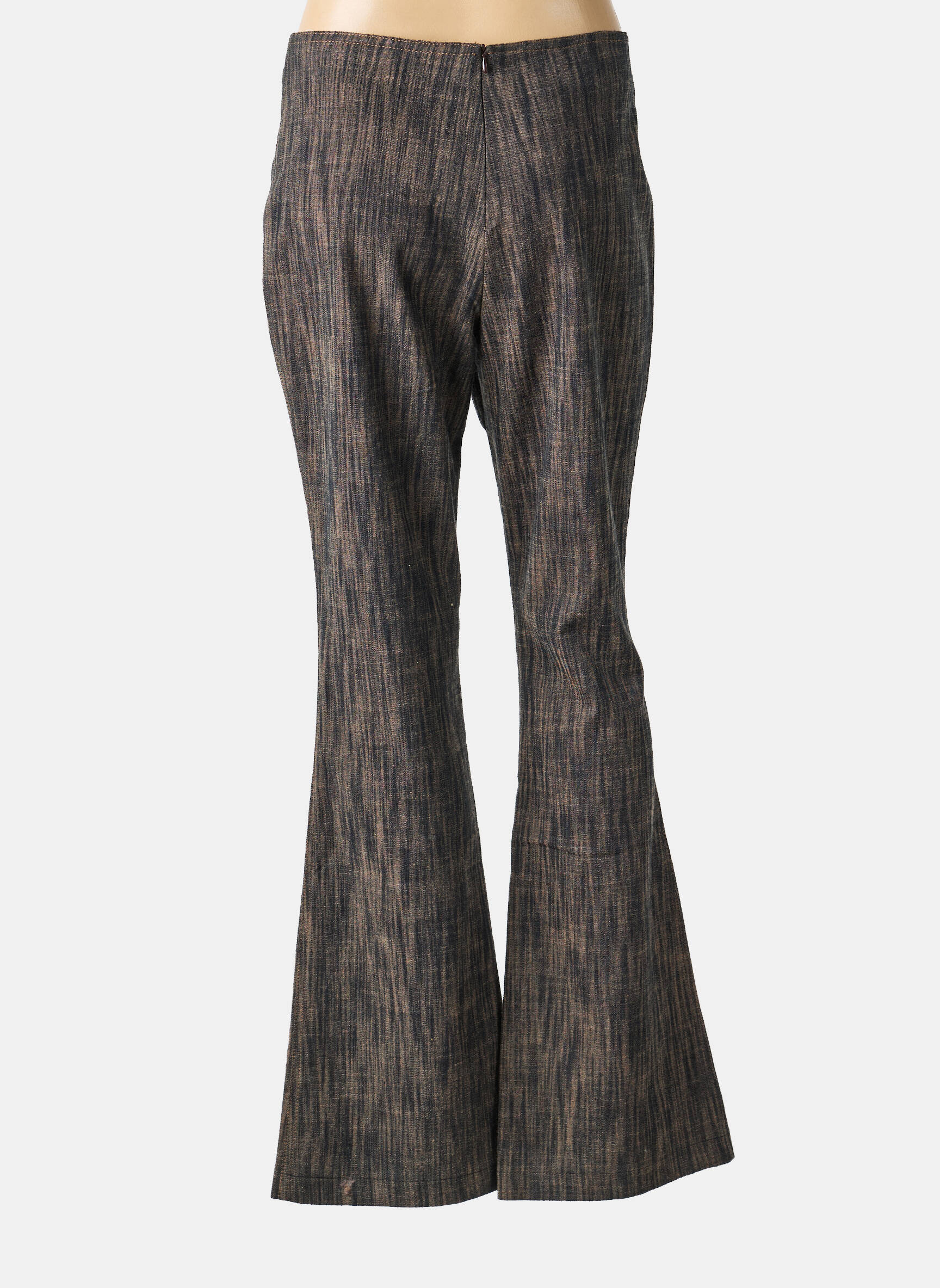 Pantalon evazat mărime normală mărime normală maro EXTENZO PARIS femeie