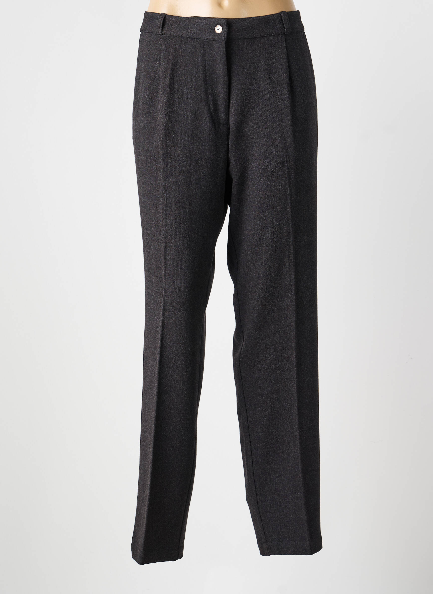 Pantalon drept elasticitate mărime normală gri ALL BEAUTIFUL femeie