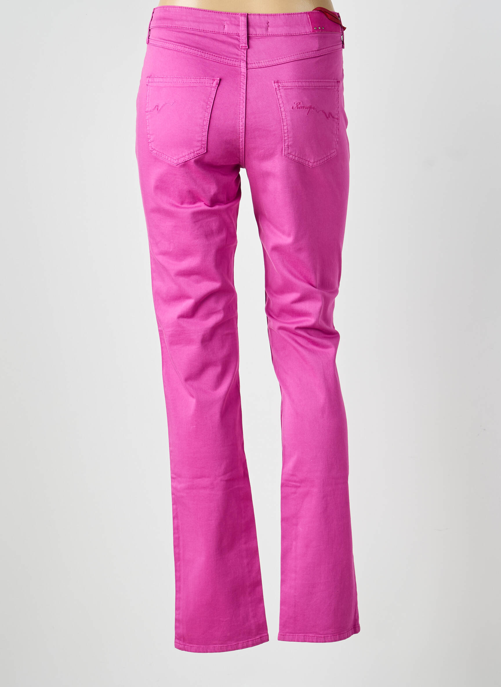 Pantalon drept elasticitate mărime normală roz KANOPE femeie