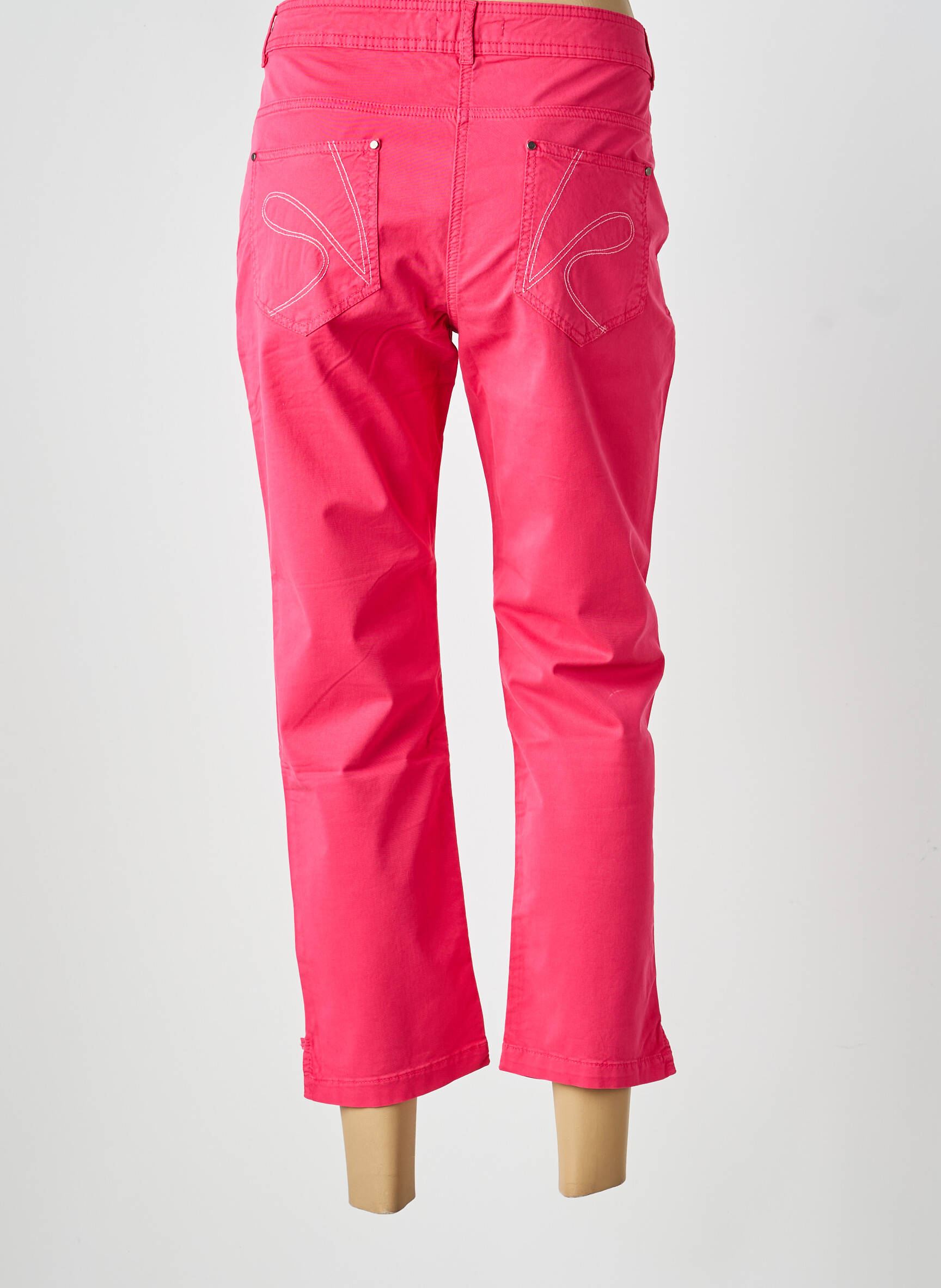 Pantalon 7/8 elasticitate mărime normală roz CONCEPT K femeie