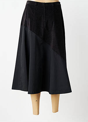 Fustă midi elasticitate negru ROSA ROSAM femeie