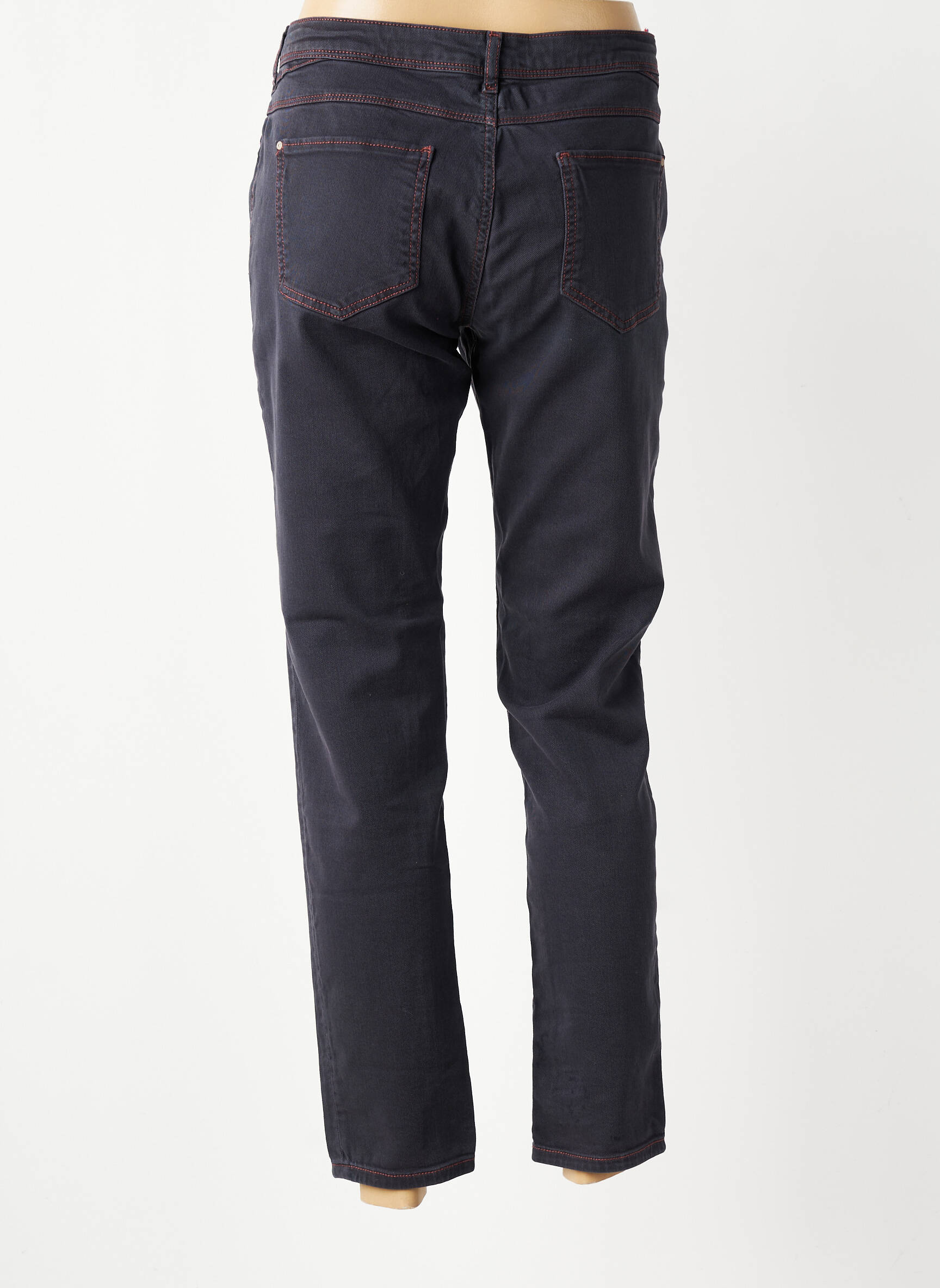 Pantalon drept elasticitate mărime normală albastru KANOPE femeie