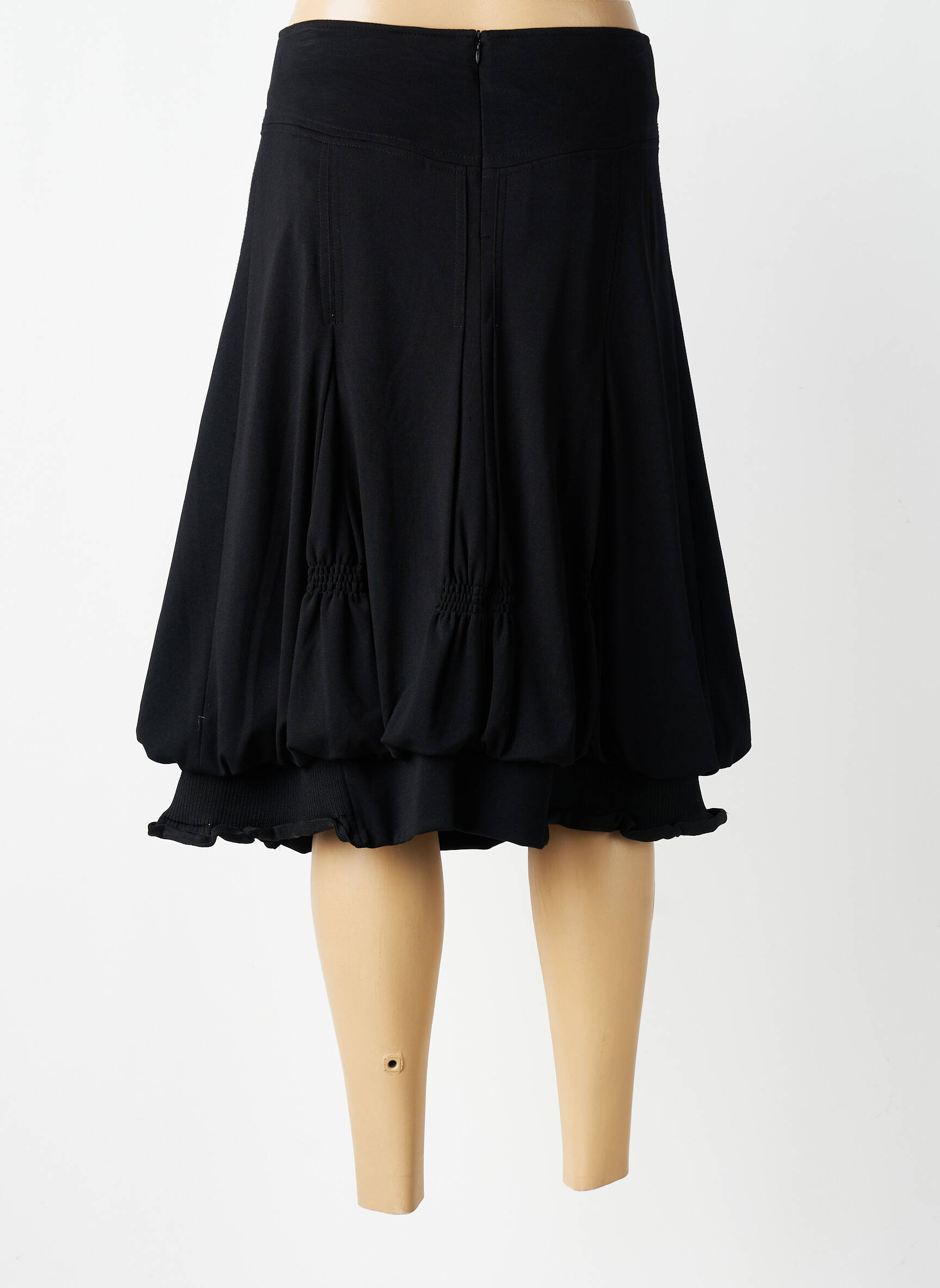 Fustă midi elasticitate negru FILLE DES SABLES femeie
