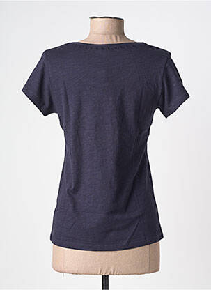Tricou elasticitate mâneci scurte albastru AGATHE & LOUISE femeie