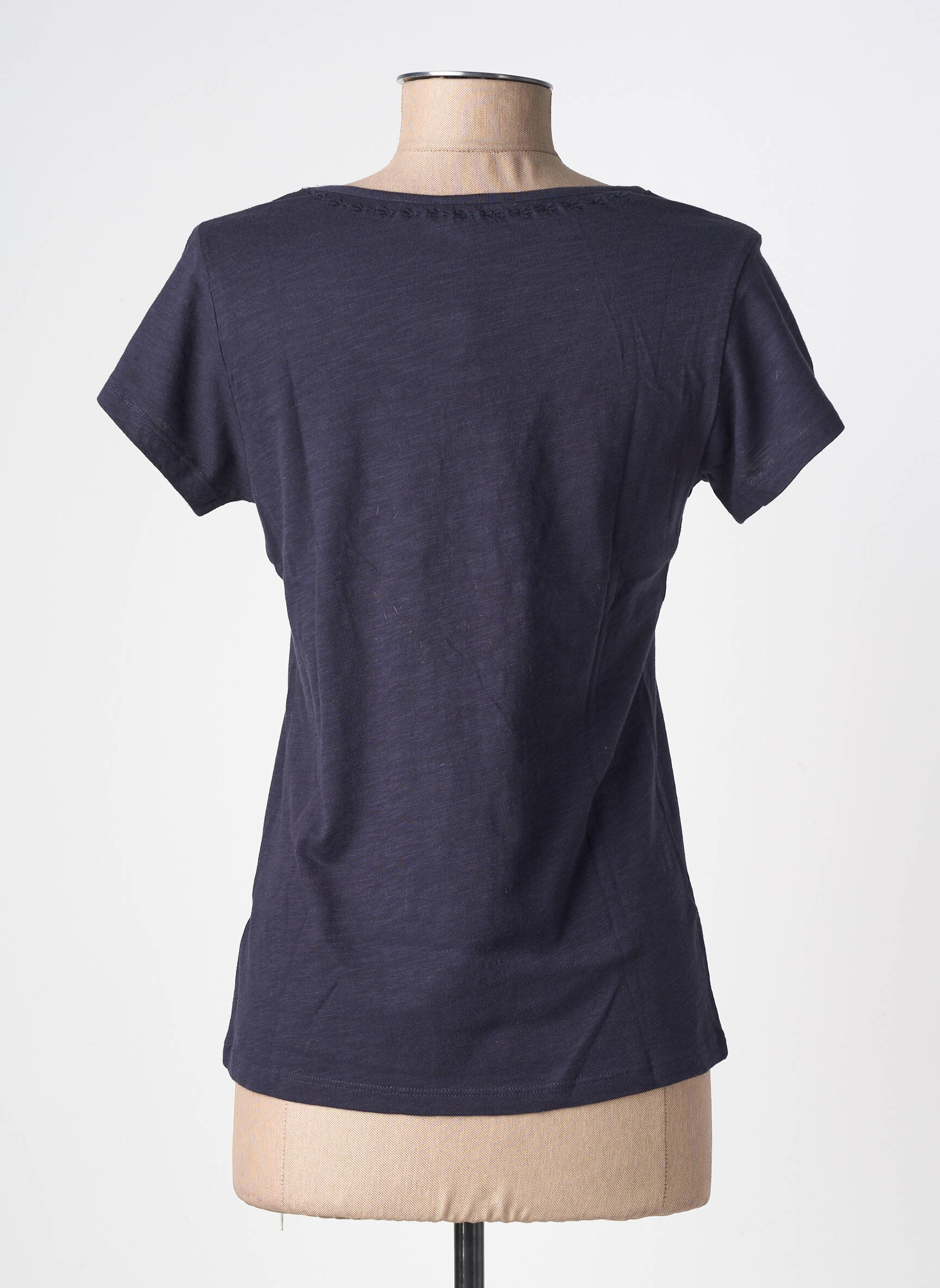 Tricou elasticitate mâneci scurte albastru AGATHE & LOUISE femeie