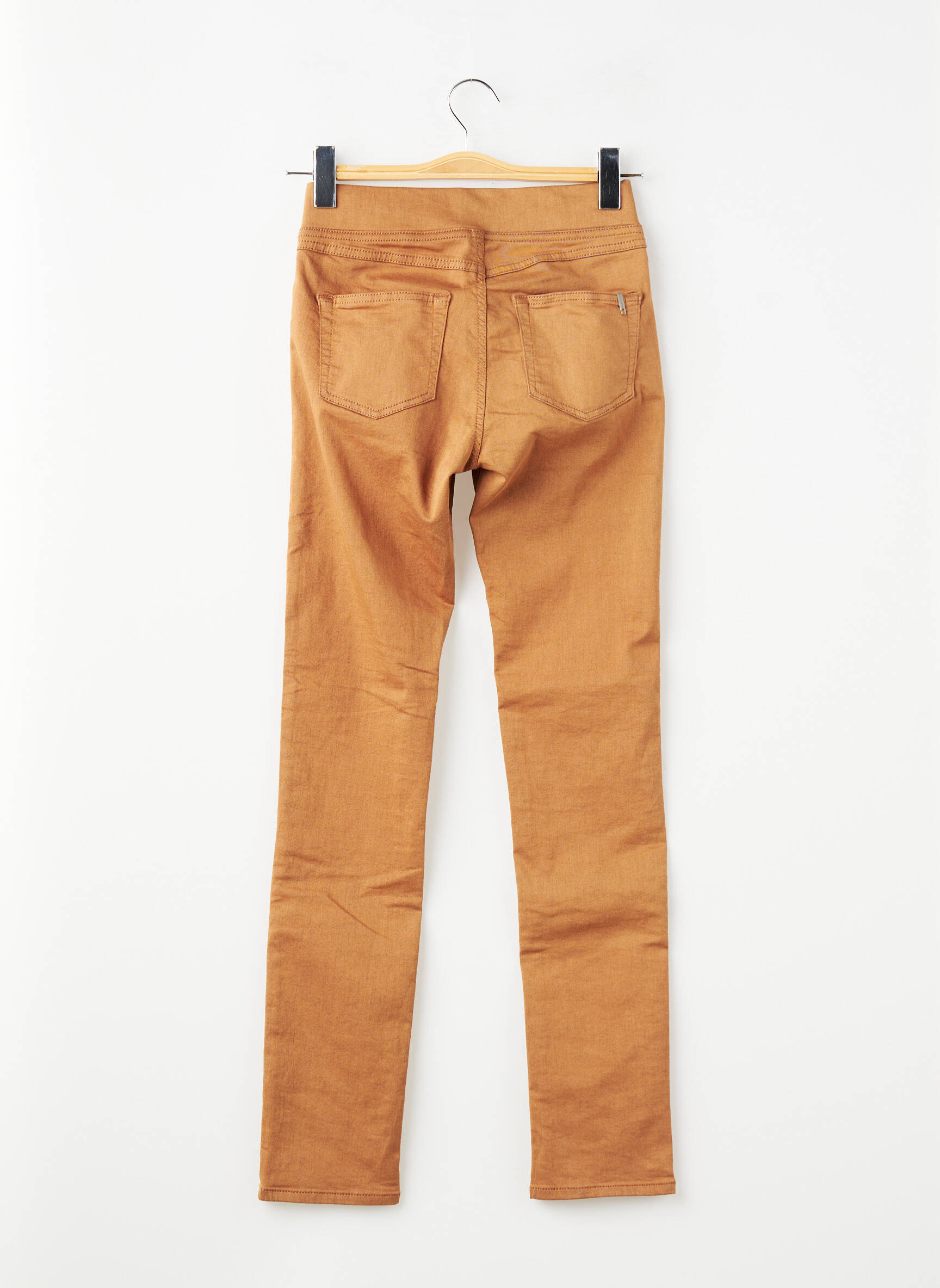 Jegging țesătură denim mărime normală galben KANOPE femeie