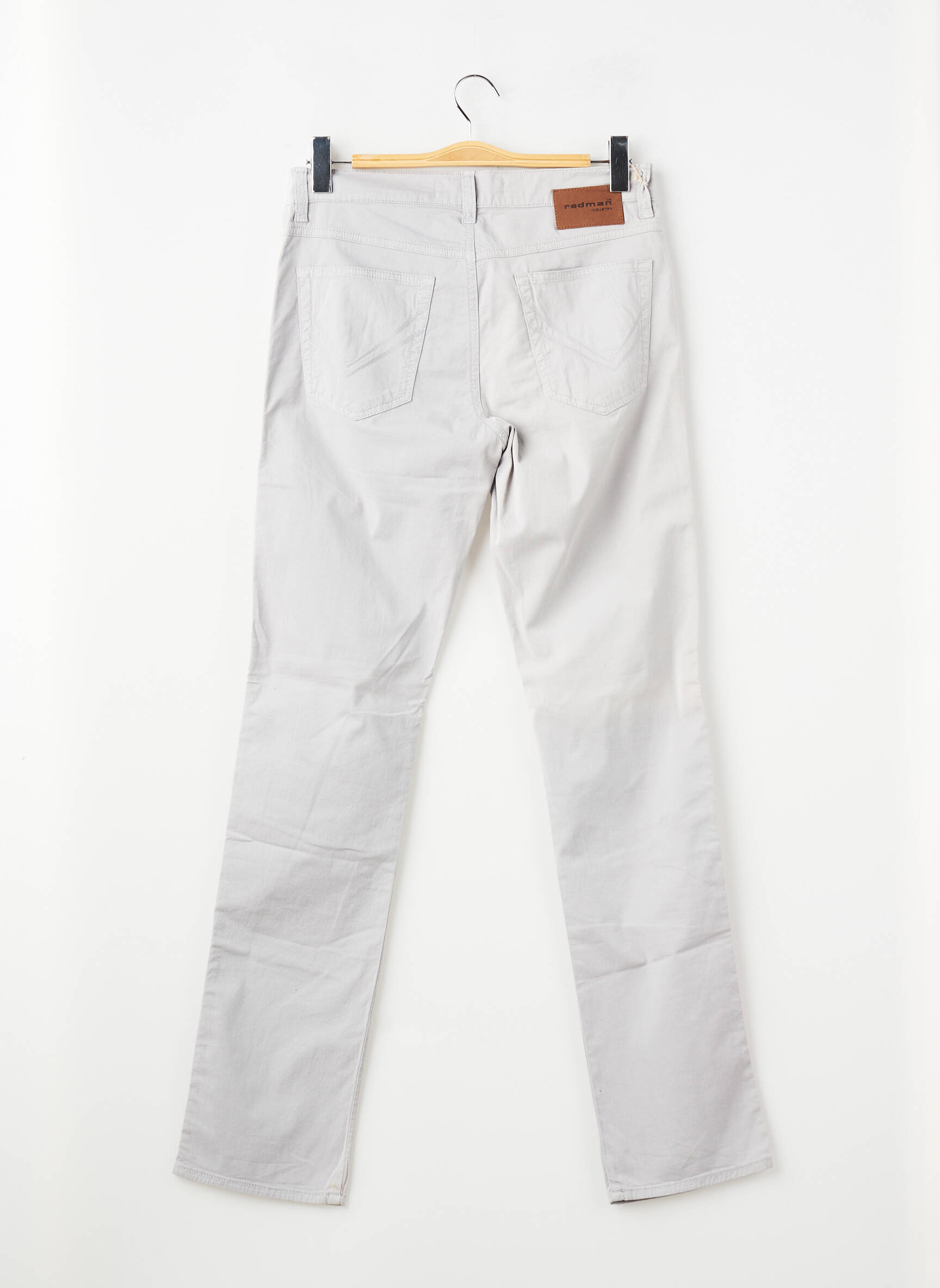 Pantalon slim elasticitate mărime normală gri REDMAN bărbat