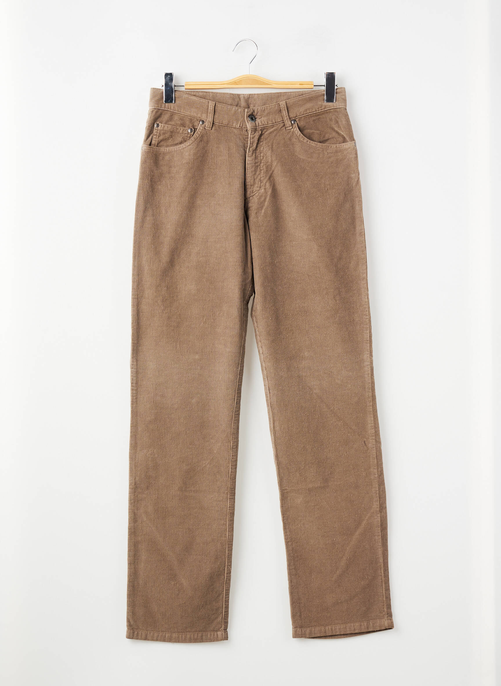 Pantalon drept elasticitate mărime normală maro HAROLD bărbat