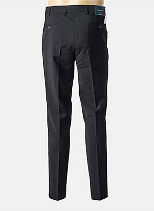 Pantalon slim închidere cu fermoar sub clapetă cu nasturi mărime normală negru SAN SIRO bărbat