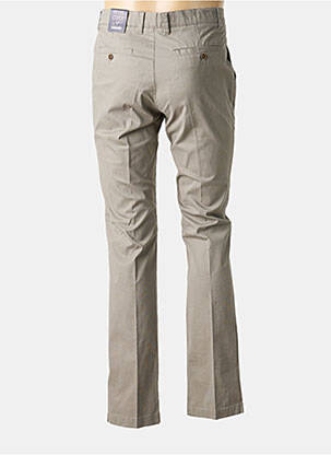 Pantalon chino țesătură poplin mărime normală maro PETER COFOX bărbat