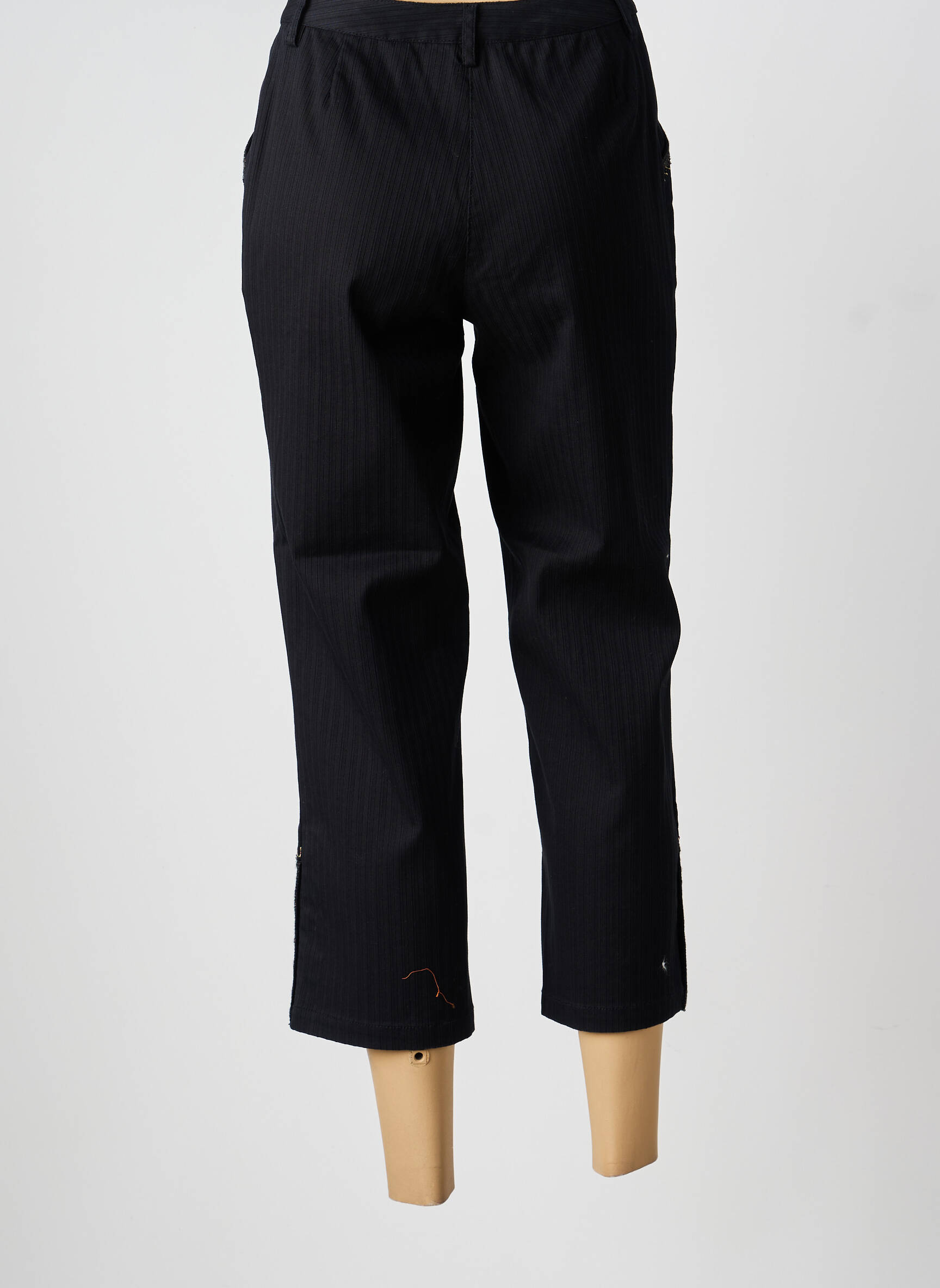 Pantalon trei sferturi mărime normală mărime normală negru JAC JAC femeie