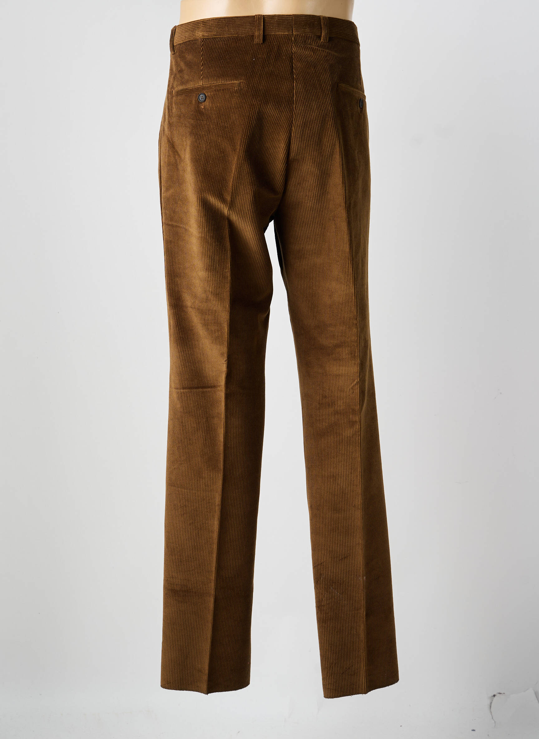 Pantalon slim țesătură catifea mărime normală maro COSSERAT bărbat