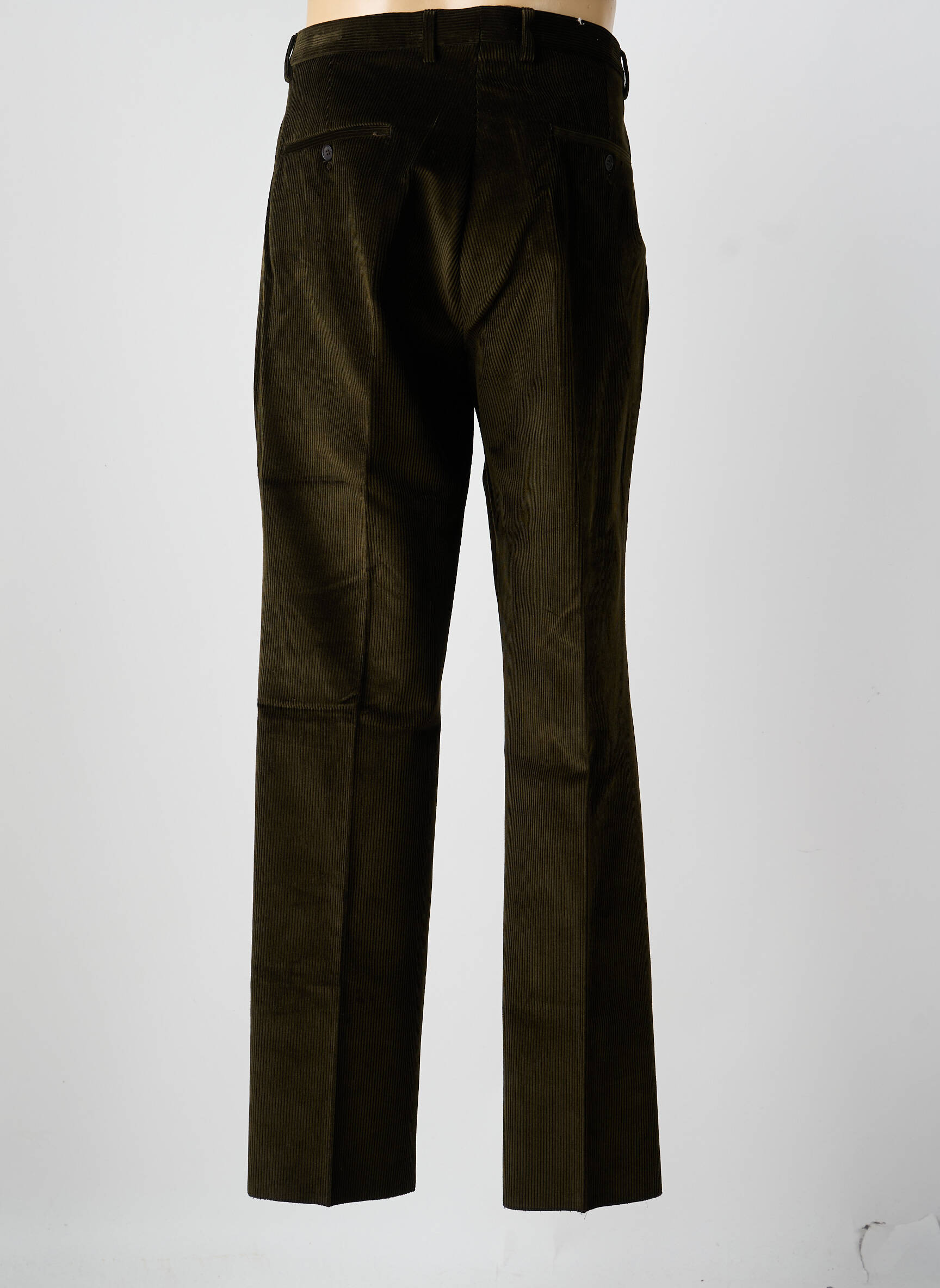 Pantalon slim țesătură catifea mărime normală verde COSSERAT bărbat