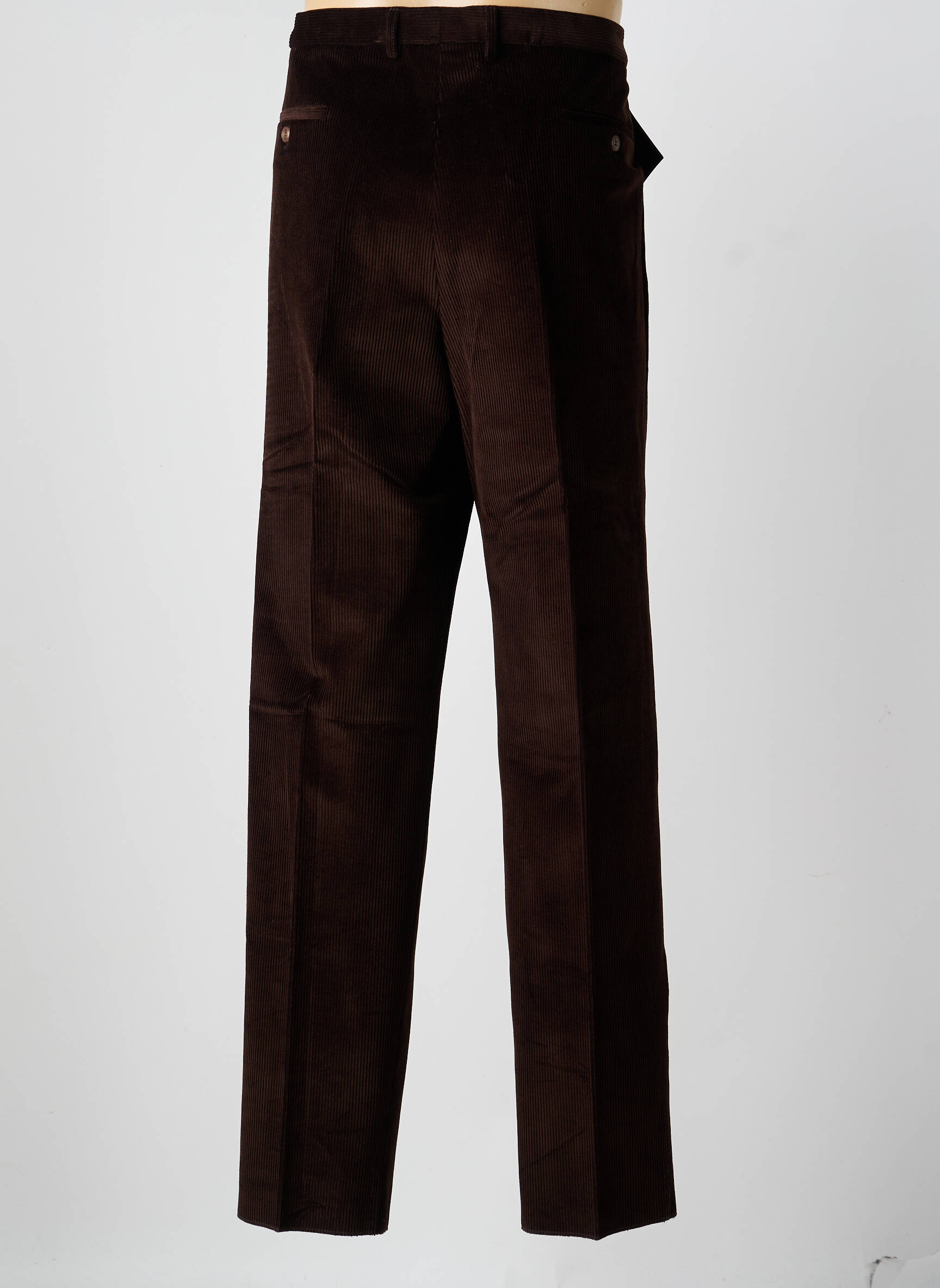 Pantalon slim țesătură catifea mărime normală maro COSSERAT bărbat
