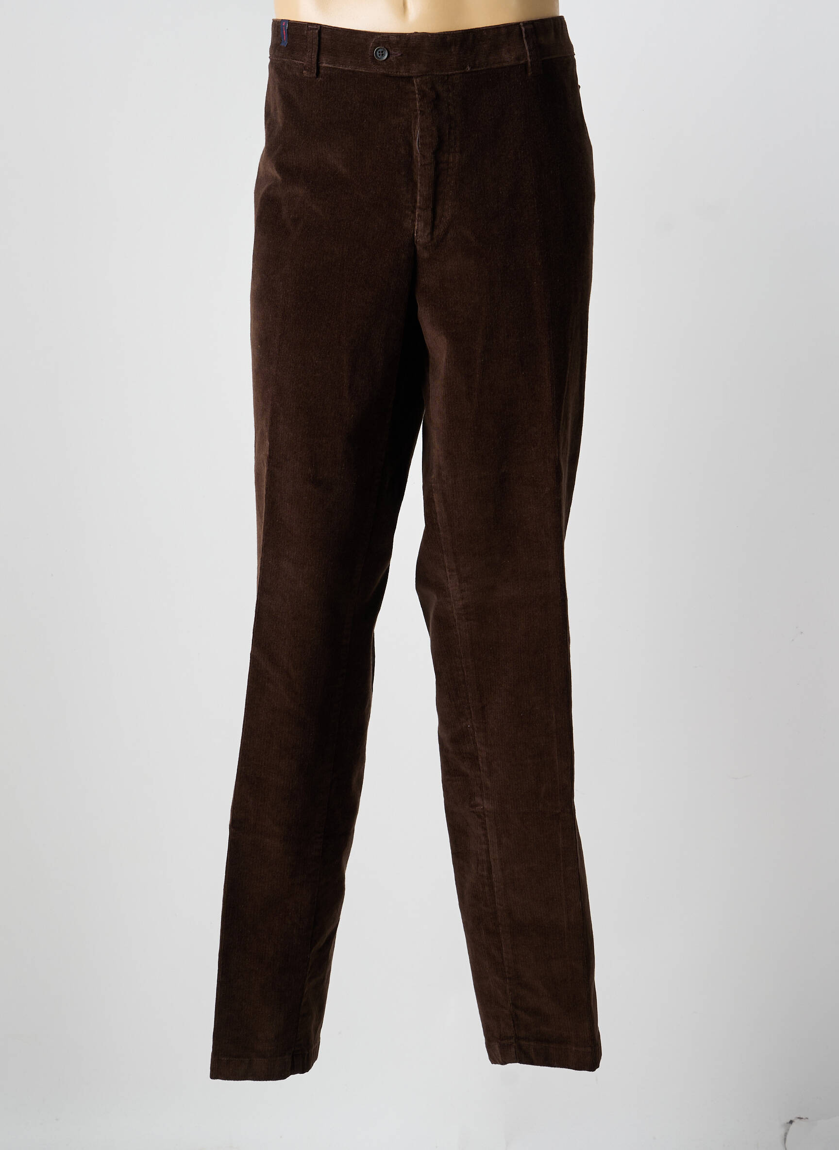 Pantalon chino elasticitate mărime normală maro SAN SIRO bărbat