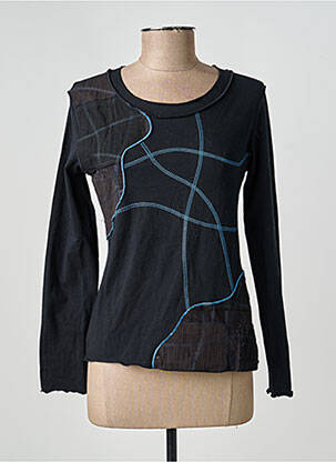 Tricou mâneci lungi mâneci lungi negru CAROLE RICHARD femeie