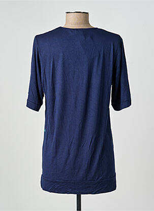 Tricou elasticitate mâneci scurte albastru GALMALLA femeie
