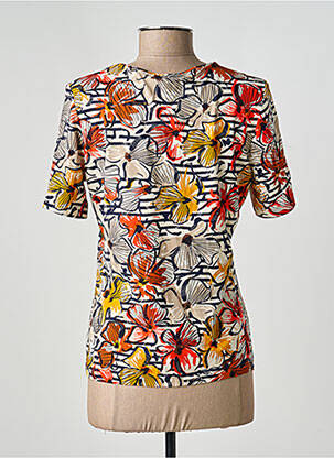 Tricou elasticitate mâneci scurte galben BARBARA LEBEK femeie