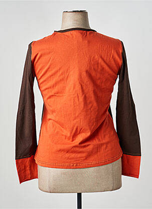Tricou mâneci lungi mâneci lungi portocalie FRED SABATIER femeie
