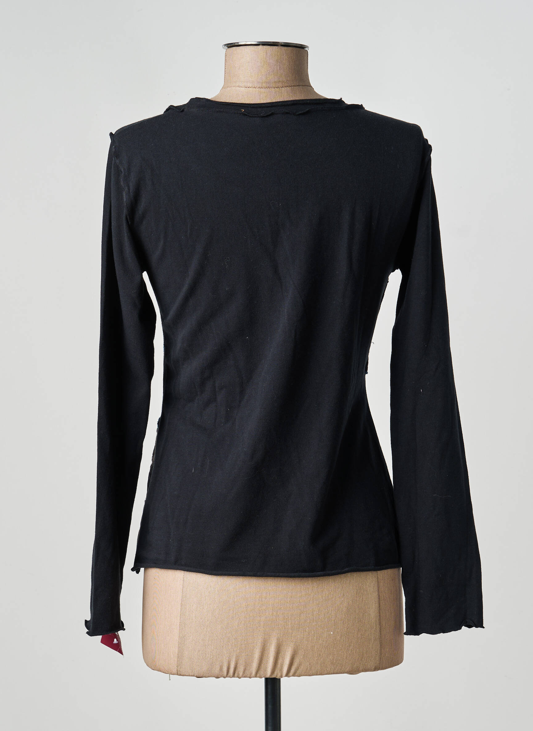 Tricou mâneci lungi mâneci lungi negru CAROLE RICHARD femeie