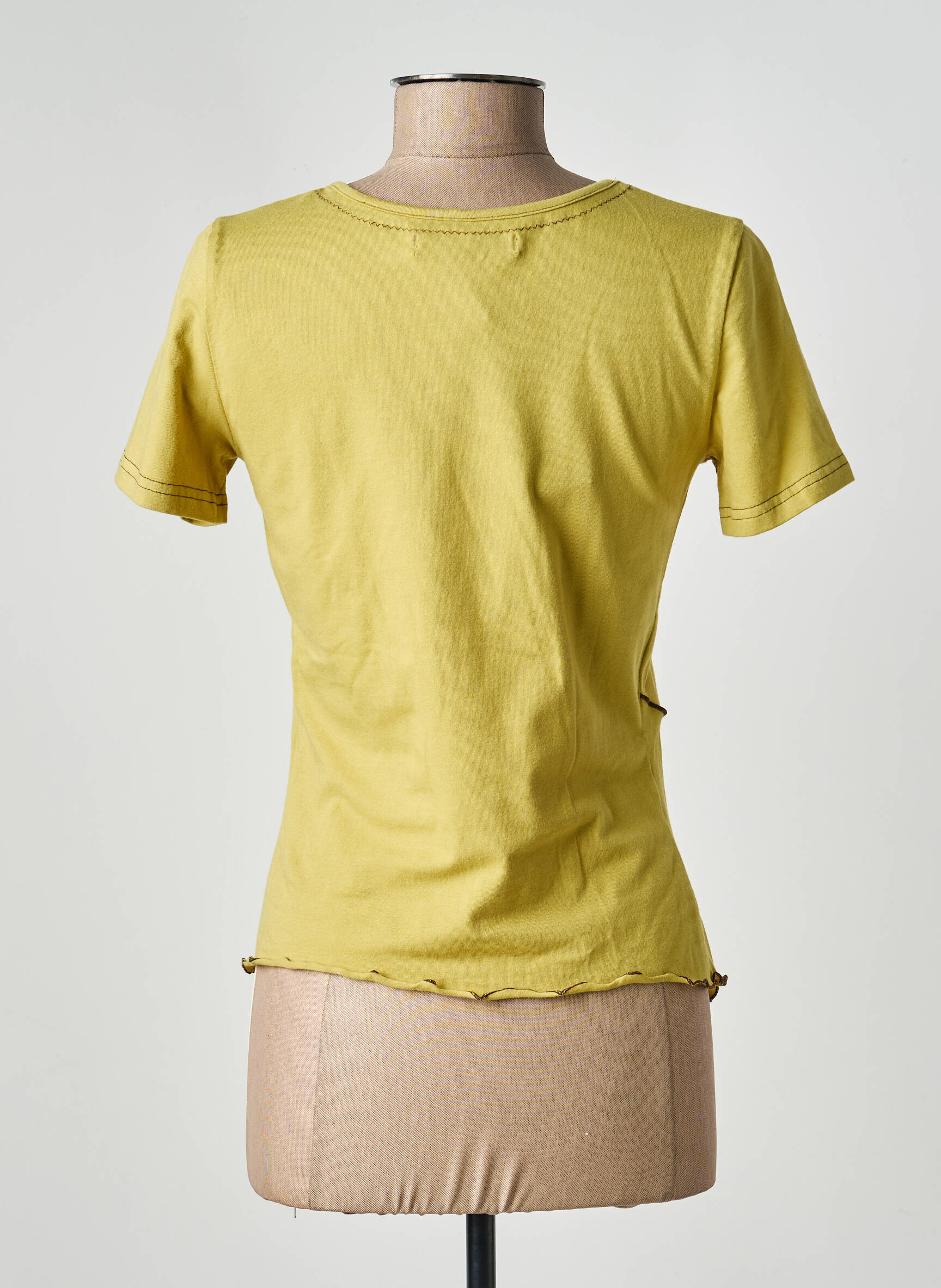 Tricou elasticitate mâneci scurte verde FRED SABATIER femeie