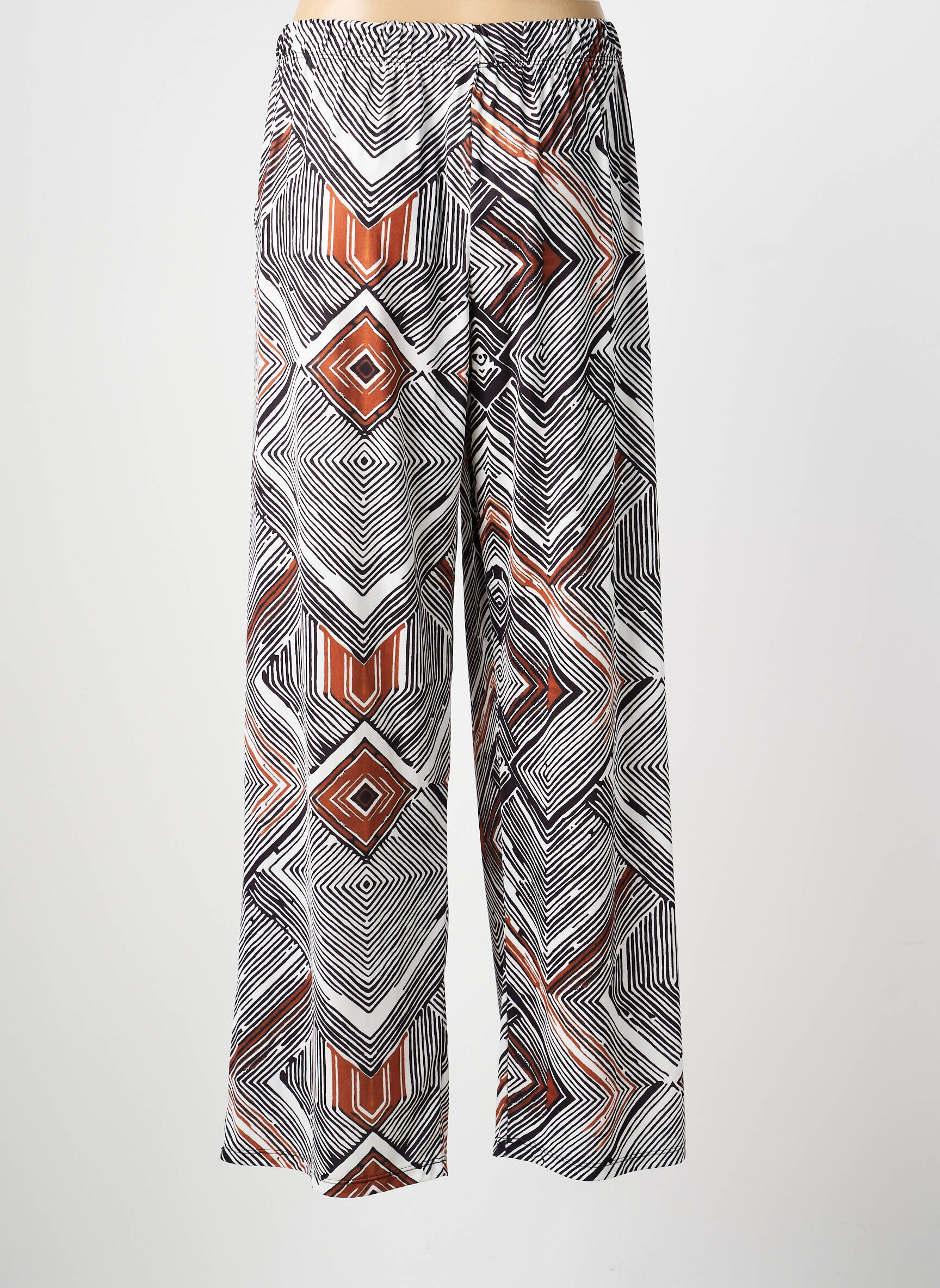 Pantalon drept elasticitate mărime normală negru MINO MORA femeie