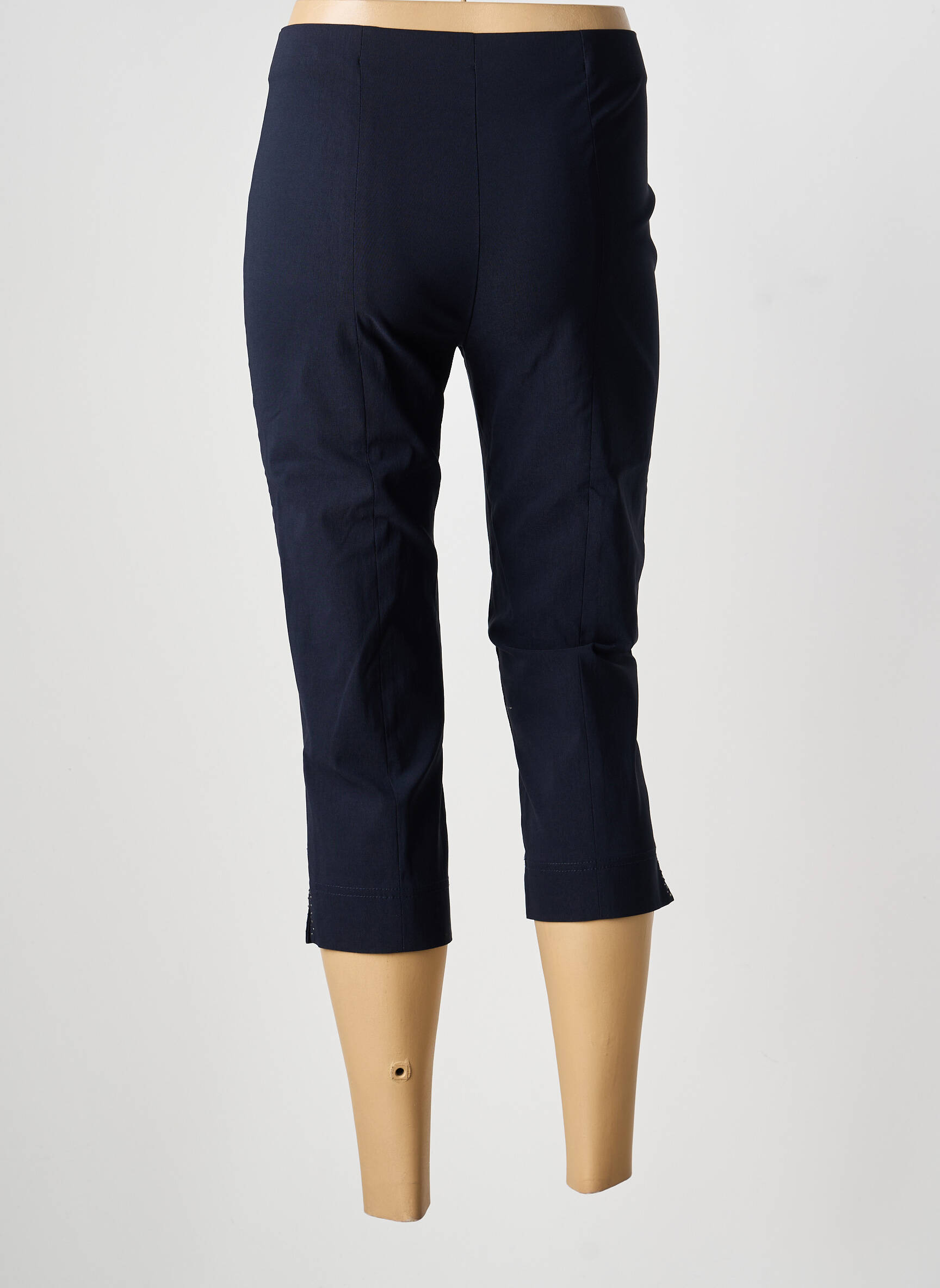 Pantalon trei sferturi elasticitate mărime normală albastru MAGIC SHAPE femeie