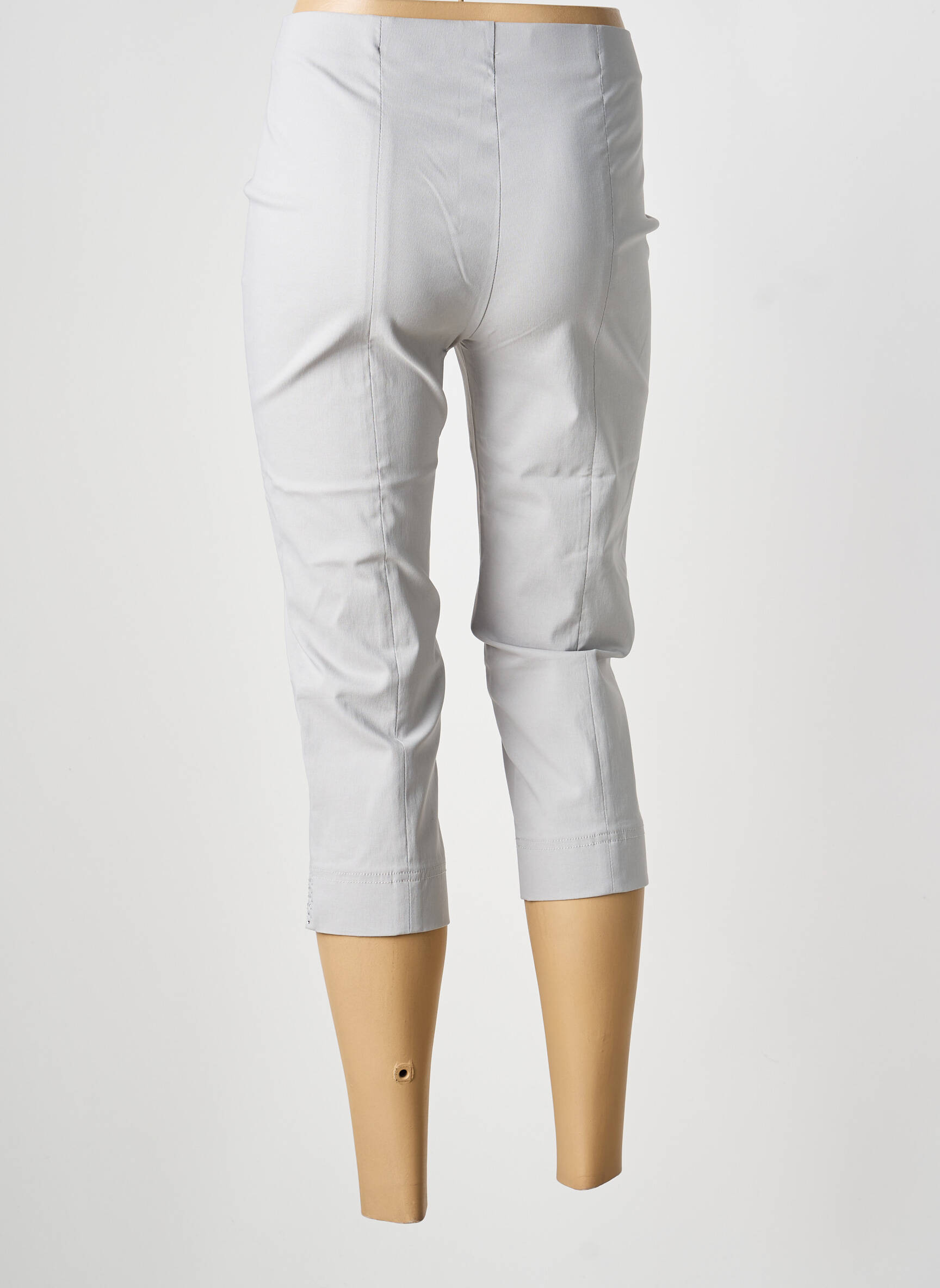 Pantalon trei sferturi elasticitate mărime normală gri MAGIC SHAPE femeie
