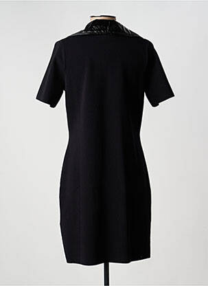 Rochie pulover elasticitate mâneci scurte negru MORGAN femeie