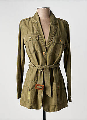 Jachete casual guler tip costum verde AGATHE & LOUISE femeie