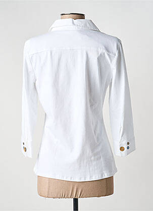 Cămașă croială cambrată mâneci lungi alb TINTA femeie