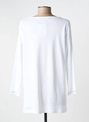 Tricou mâneci lungi mâneci lungi alb I.ODENA femeie