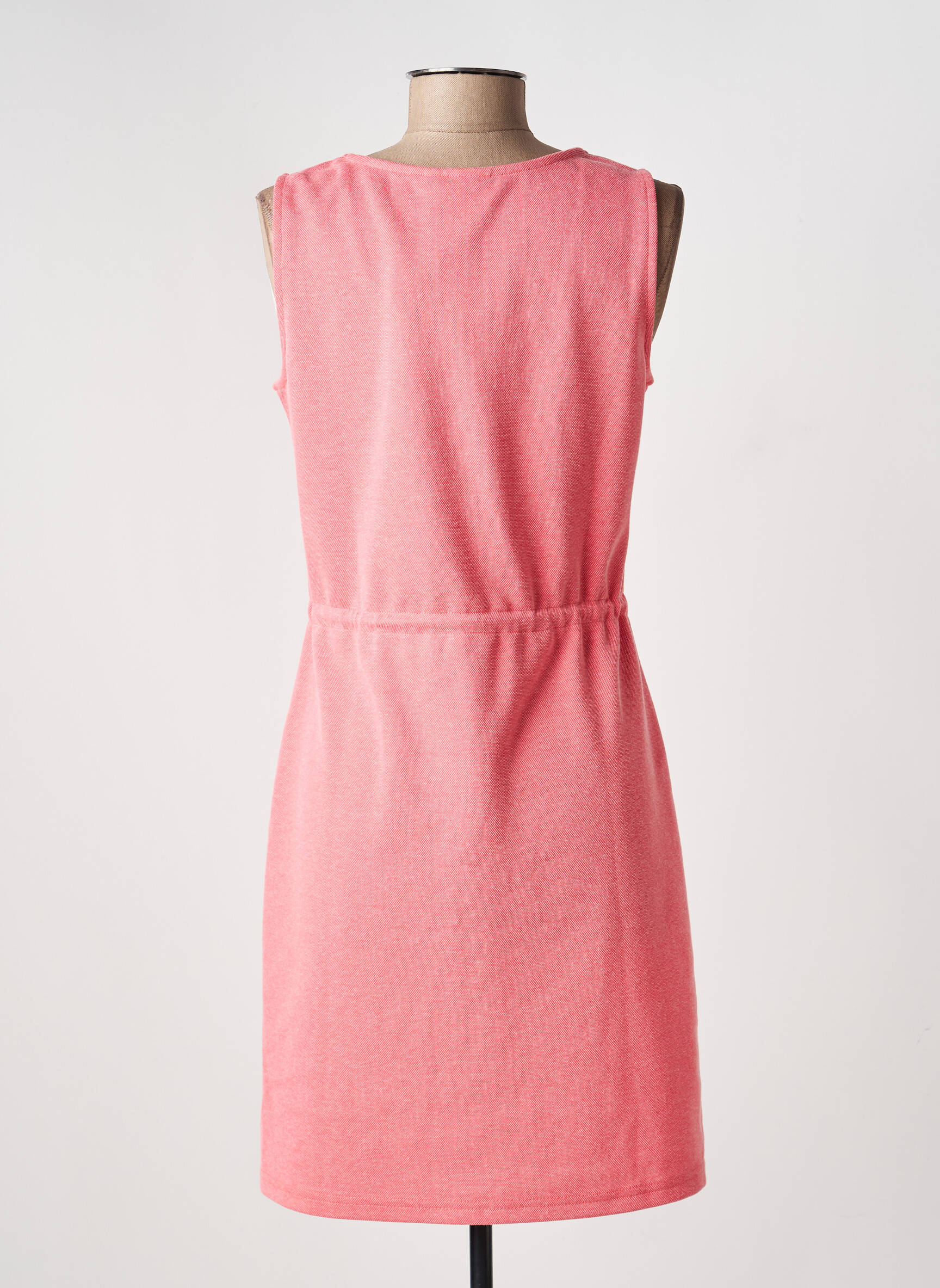 Rochie midi fără mâneci fără mâneci roz ICHI femeie
