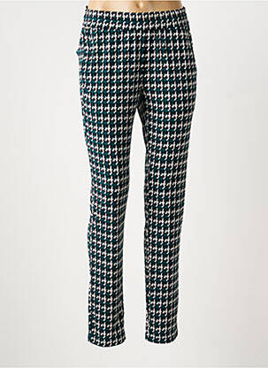 Pantalon slim talie elastică verde LCDN femeie
